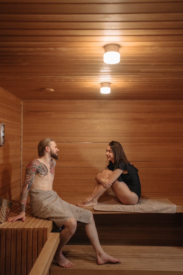 Upozornění pro návštěvníky sauny