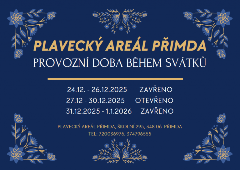 PROVOZNÍ DOBA BĚHEM SVÁTKŮ