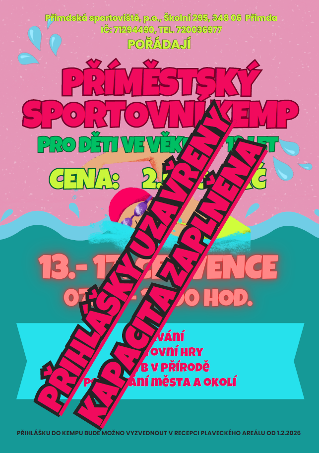 PŘÍMĚSTSKÝ SPORTOVNÍ KEMP